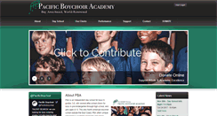 Desktop Screenshot of pacificboychoir.org